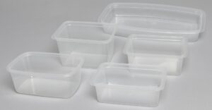 Vaschette in plastica per alimenti da termosaldare